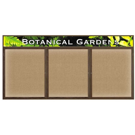 United Visual Products Open Faced Traditional Corkboard, 48x36" UV642A-SATIN-SURF